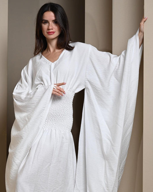 white waist kaftan