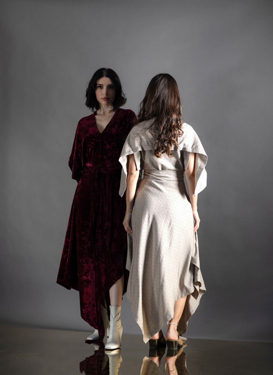 002 // asymmetrical dress