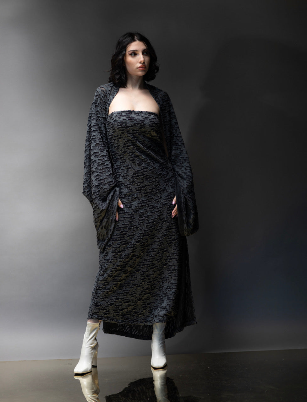 004 two piece kaftan